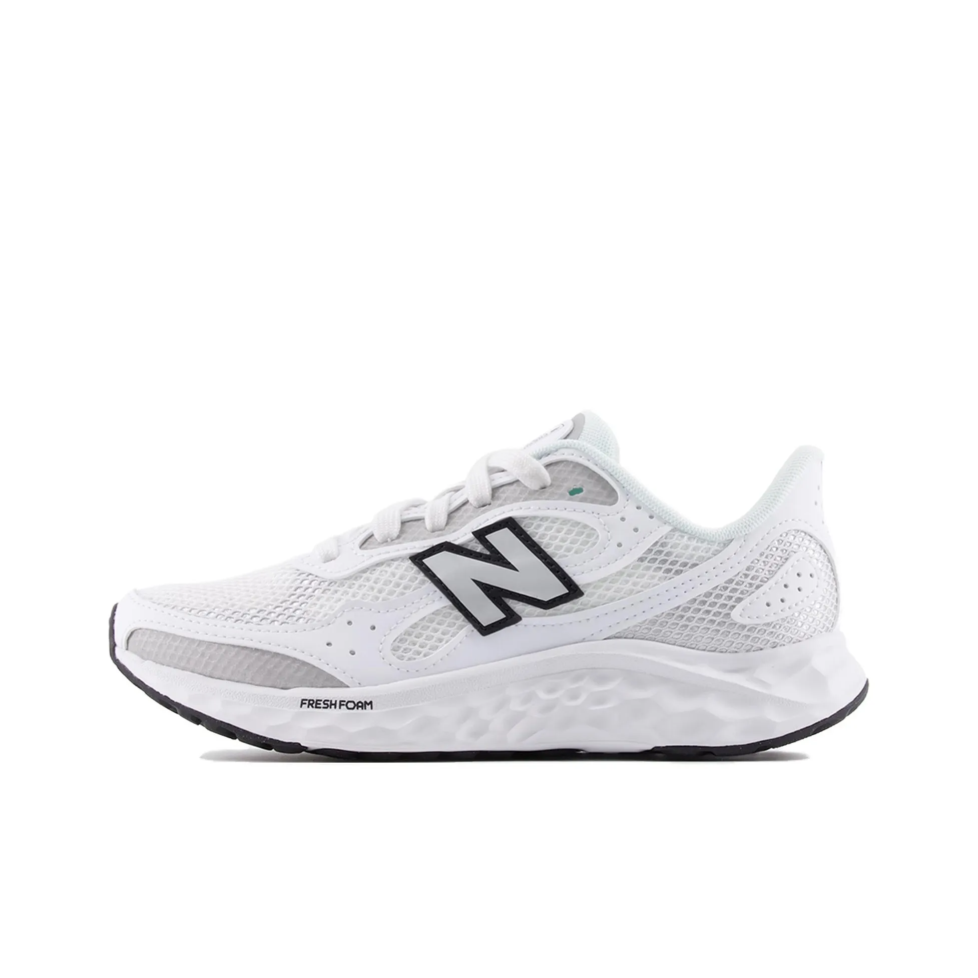 New Balance Fresh Foam Arishi V4 White Silver Metallic Black Women's
