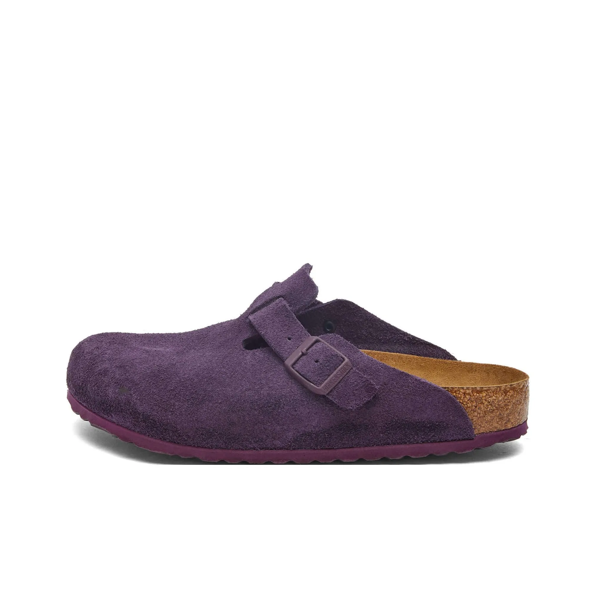 Birkenstock Boston Soft Footbed Suede Wine