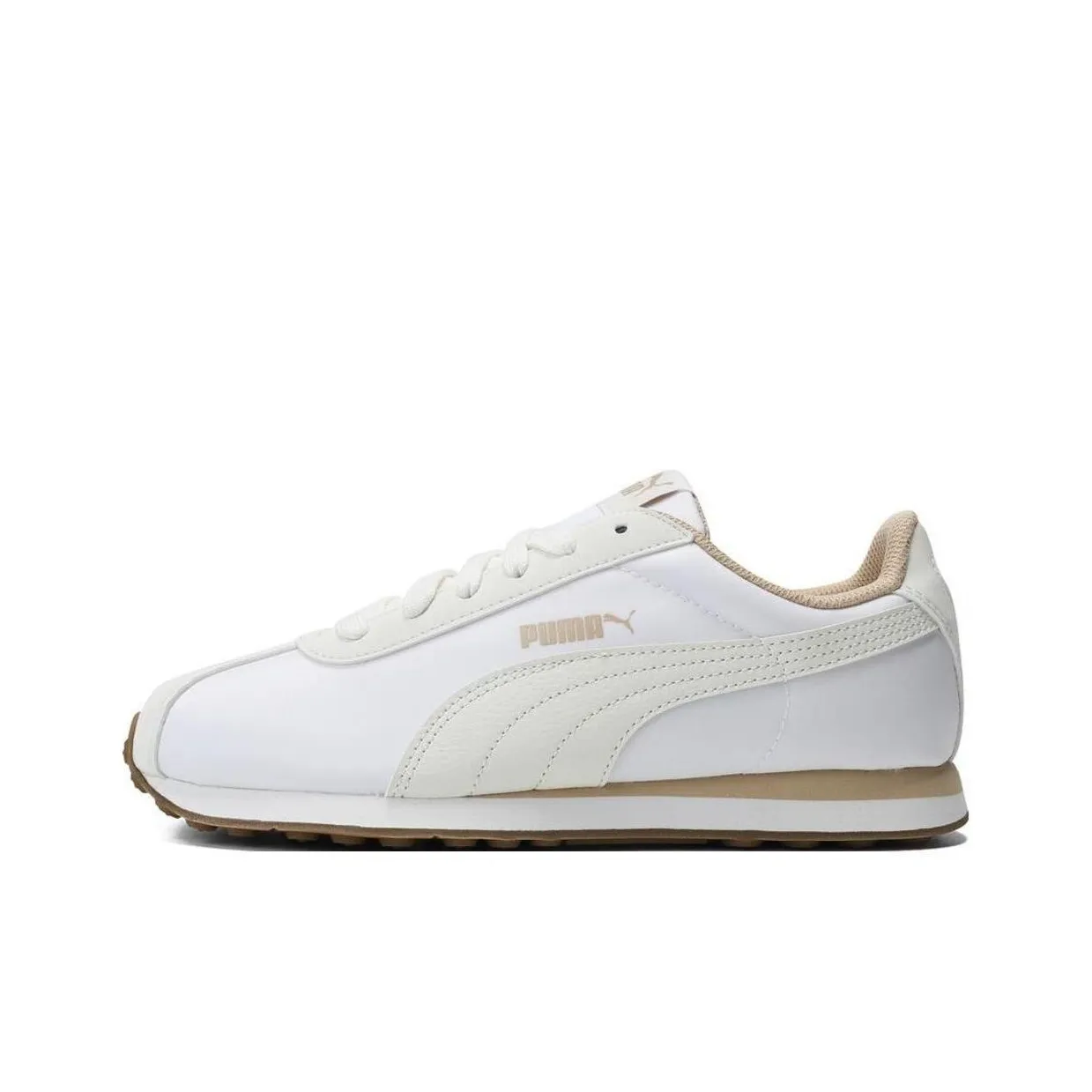 PUMA Turin NL Устойчивый к истиранию низкий топ Casual Унисекс Белый