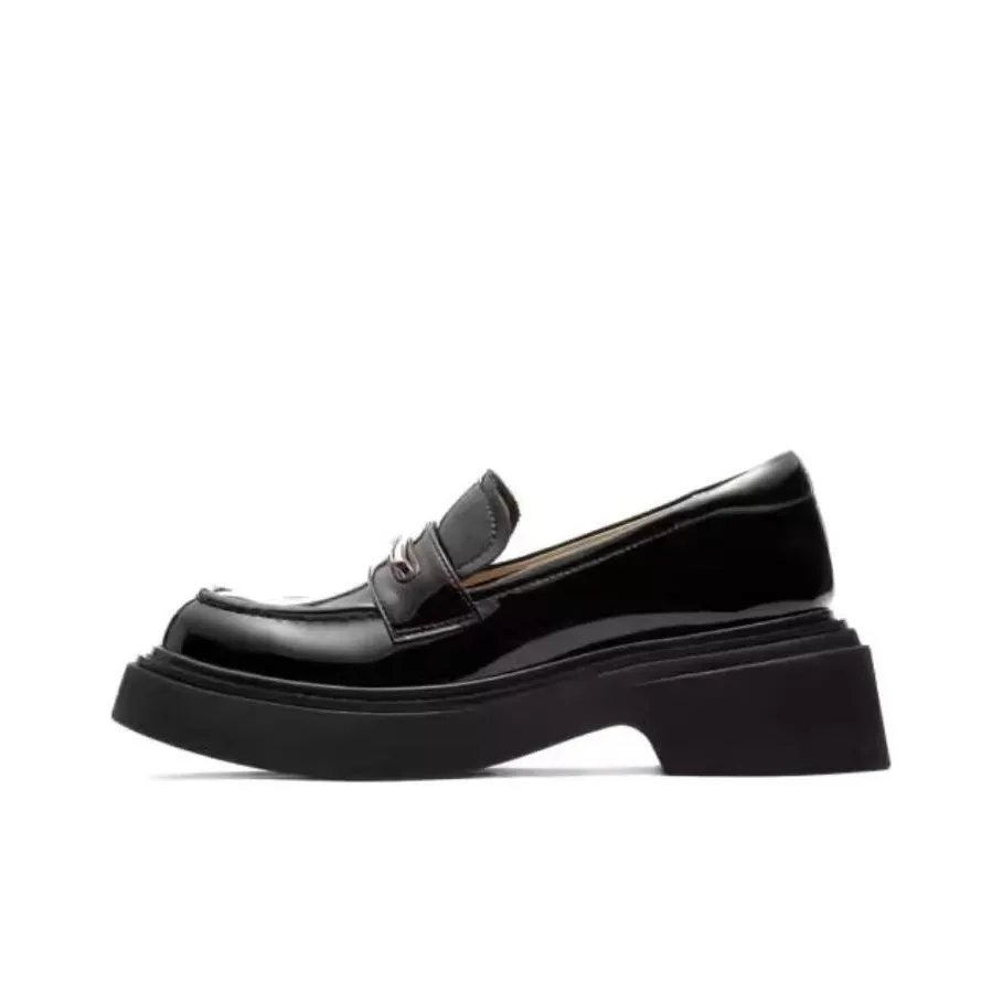 Staccato Loafers Women's Versatile Black/Cream Beige