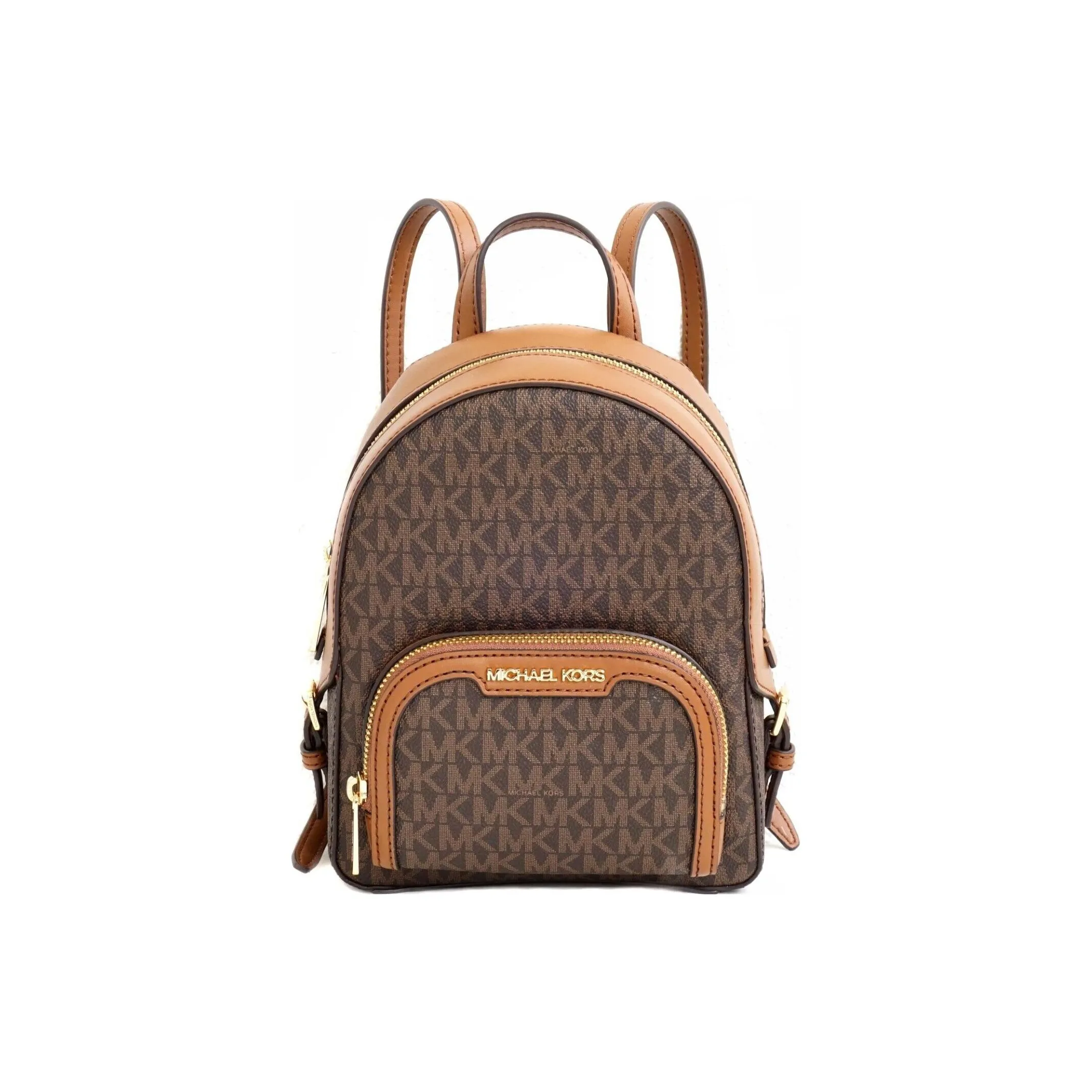 MICHAEL KORS Leather Backpack Small Size Women's Brown