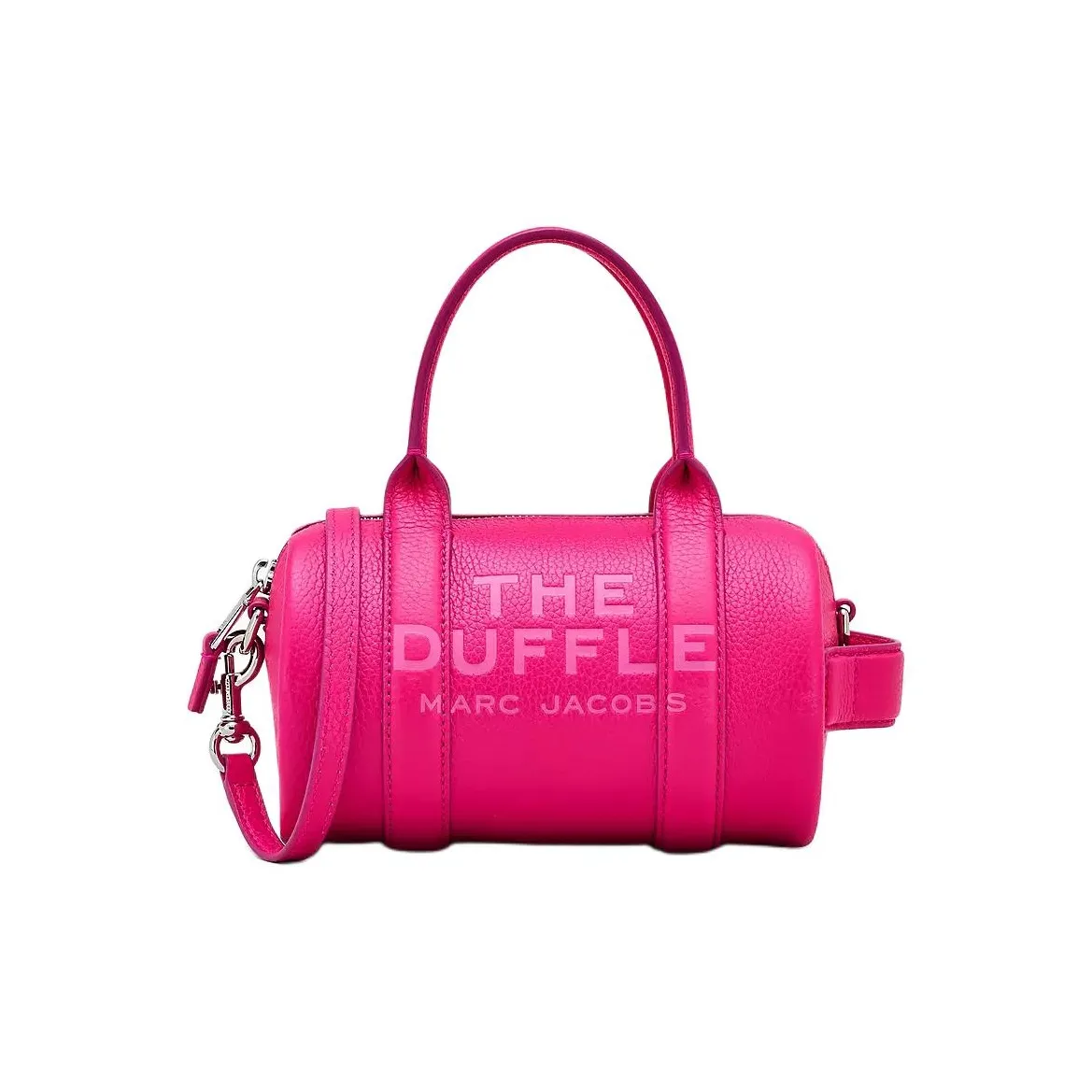MARC JACOBS omega Grain Leather Shoulder Bag, Crossbody Bag, Handbag Mini Women's Rose Red