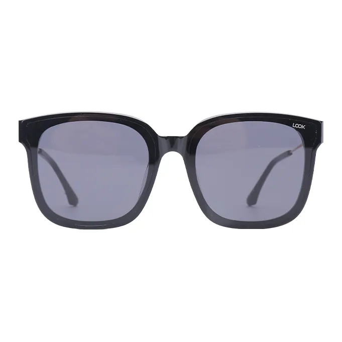 LOOK Plate Frame Square Sunglasses Unisex