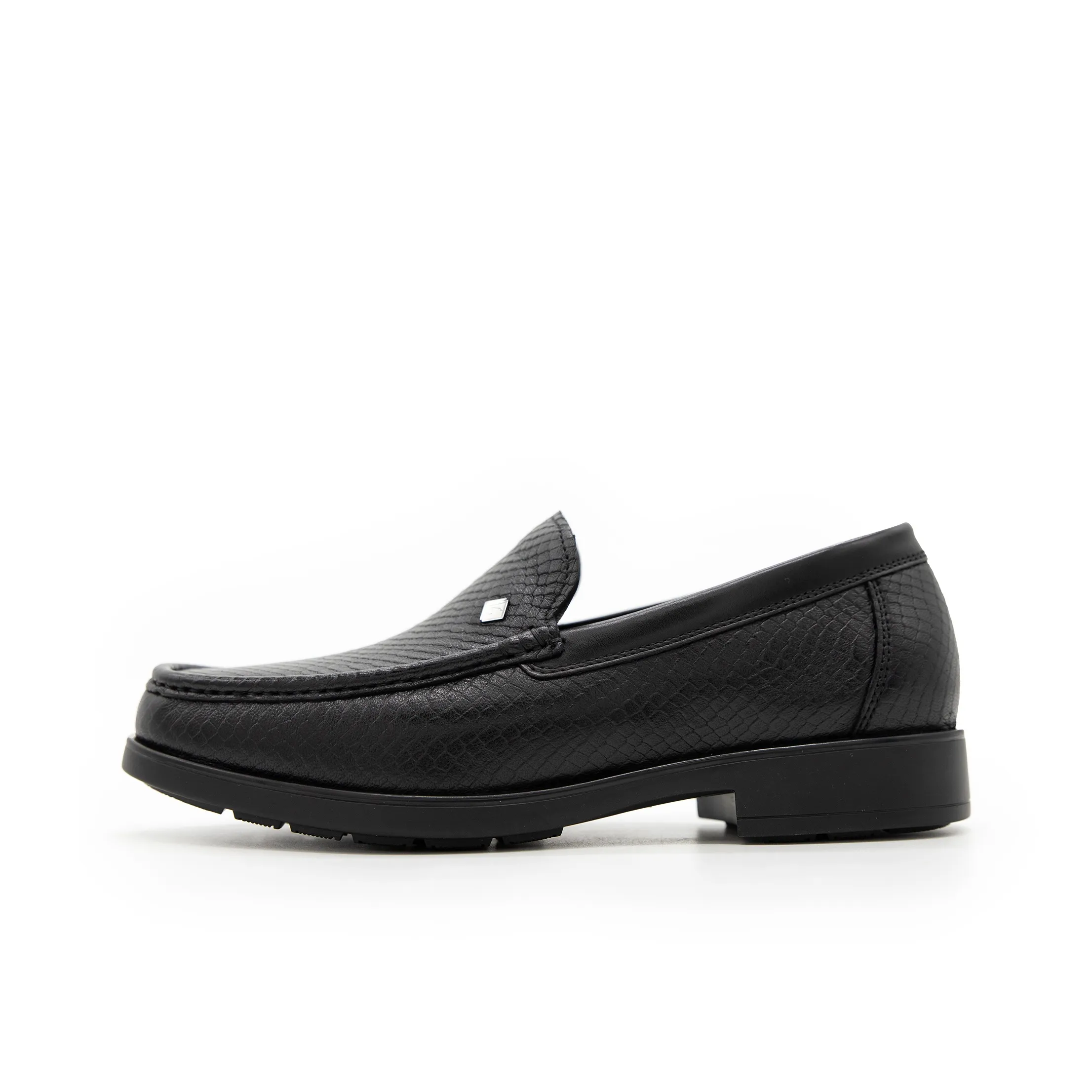 Satchi Loafers, Slip on, Business Casual Dress Shoes Men's Black