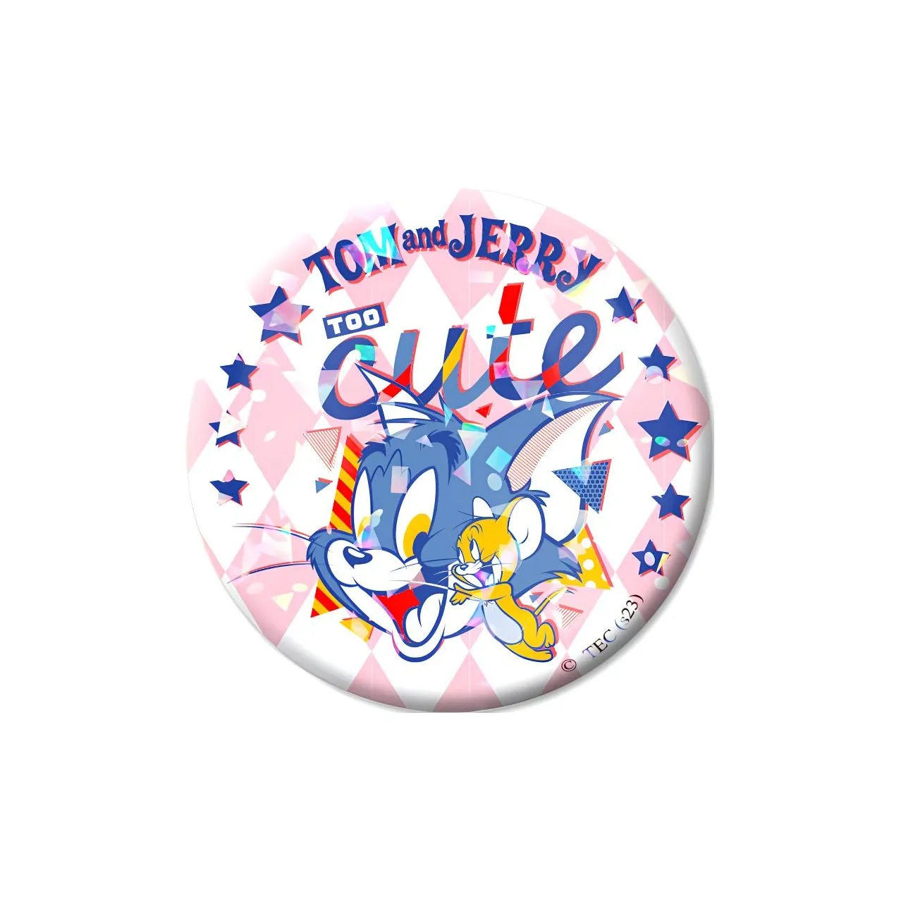 OTRAINBOW Tom And Jerry Characters Tom And Jerry Double Flash Reflective Embossed Badges