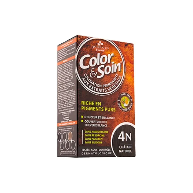 LES 3 CHENES Растение Естественный Краситель для Волос