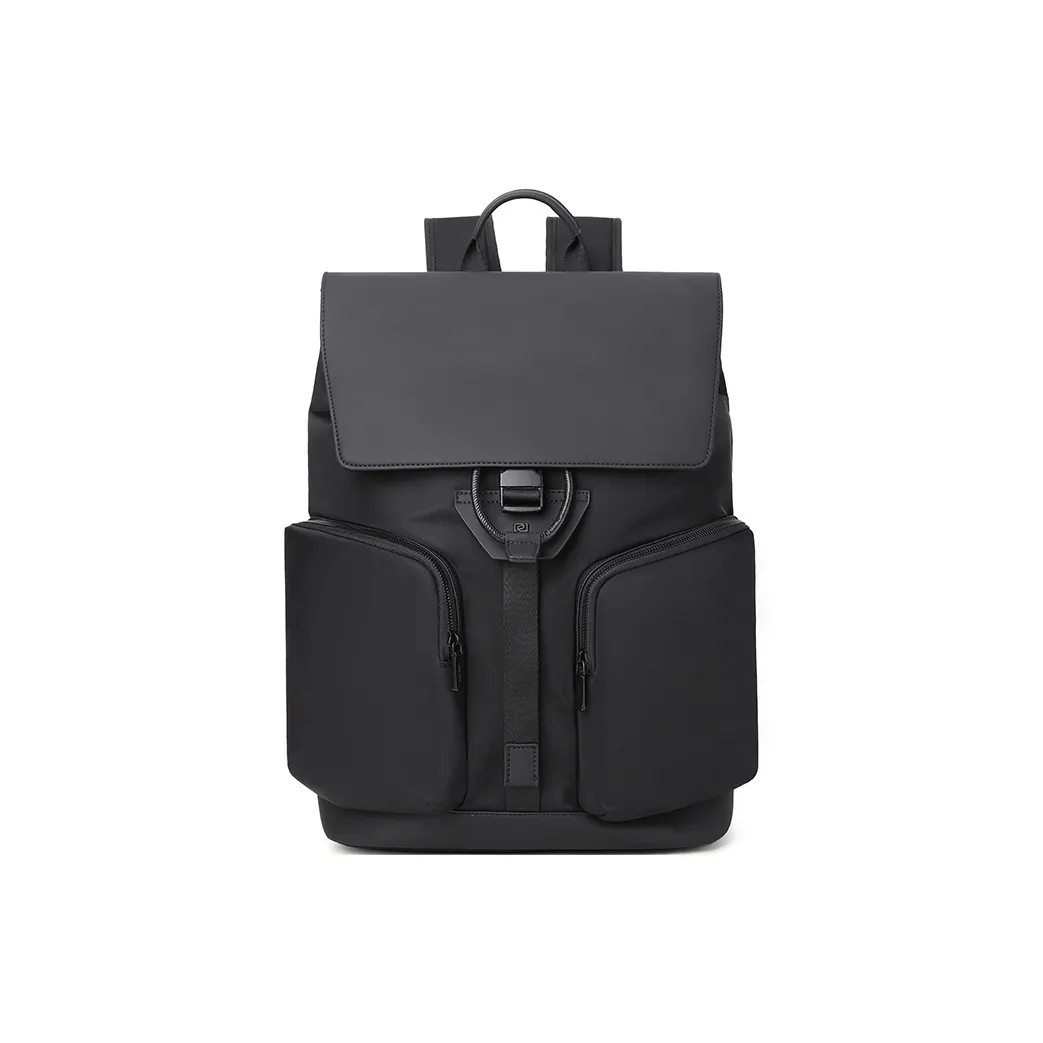 PIERRE CARDIN Рюкзак из синтетической кожи большой мужской черный