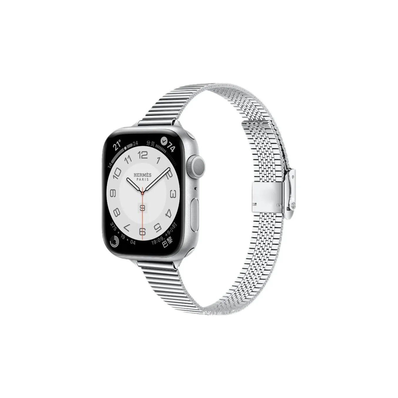 CHENSONG Strap Apple Compatibility Metal Compatibility Apple Watch IWatch 9, Apple Watch 8, 7, And 6
