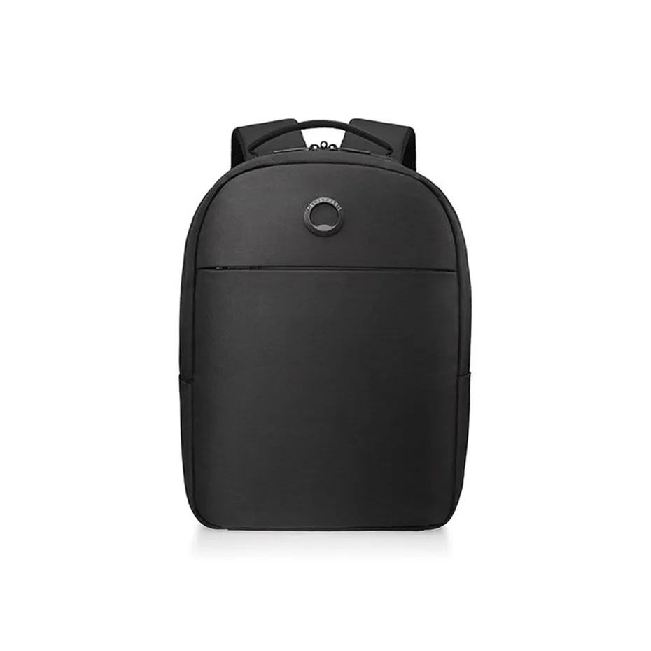 DELSEY Recycled Material, Polyester Backpack Regular Unisex Black