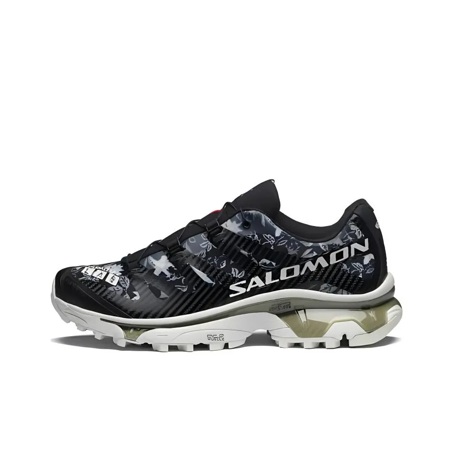 SALOMON XT 4 Устойчивый к истиранию Низкий Топ Уличная Обувь Унисекс Черный Зеленый