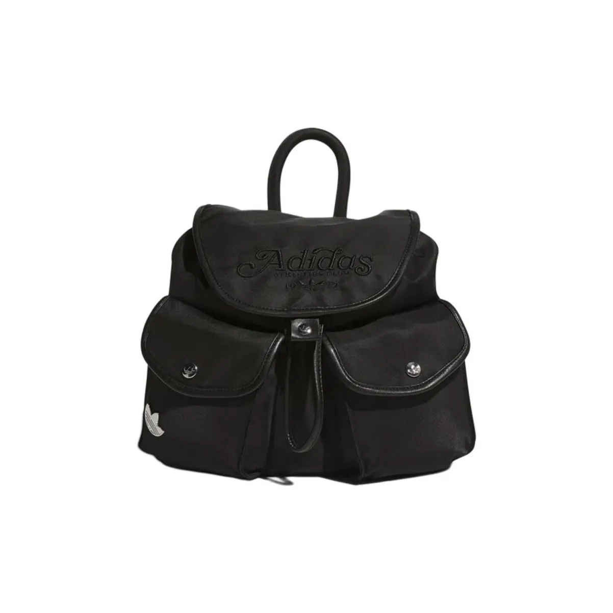 Adidas Originals Recycled Polyamide Backpack Medium Size Unisex Black