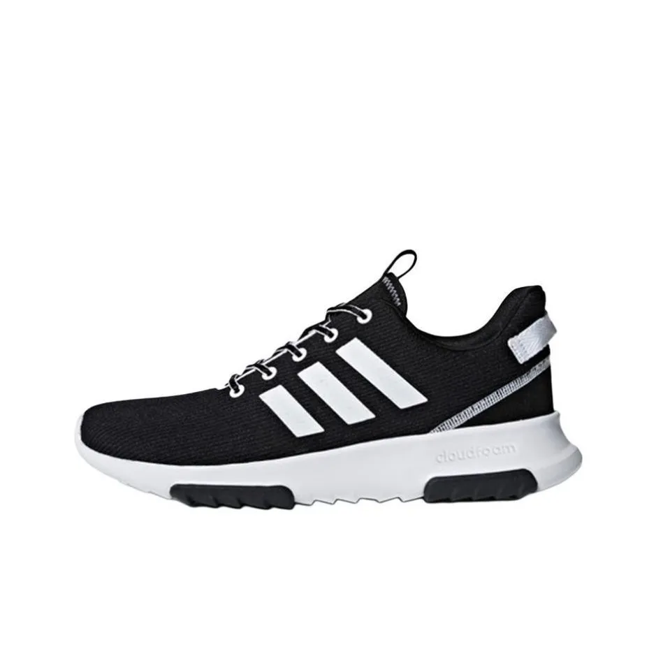 Adidas CF RACER TR Slip-resistant Low Top Беговые кроссовки Женские Черный Белый