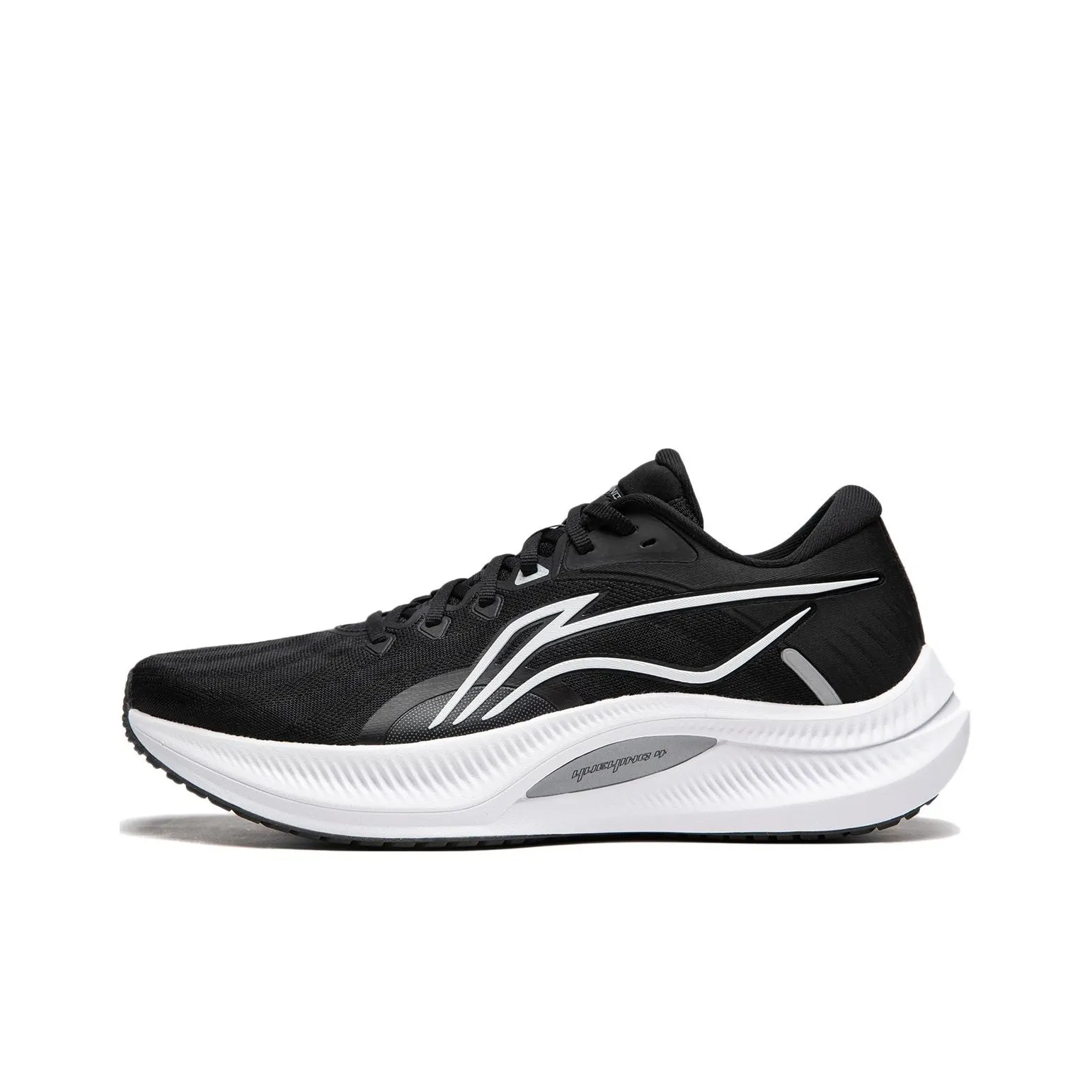LiNing Cushioning Anti Slip Wear Resistant Breathable Support Rebound Low Top Casual Running Shoes Men's Black