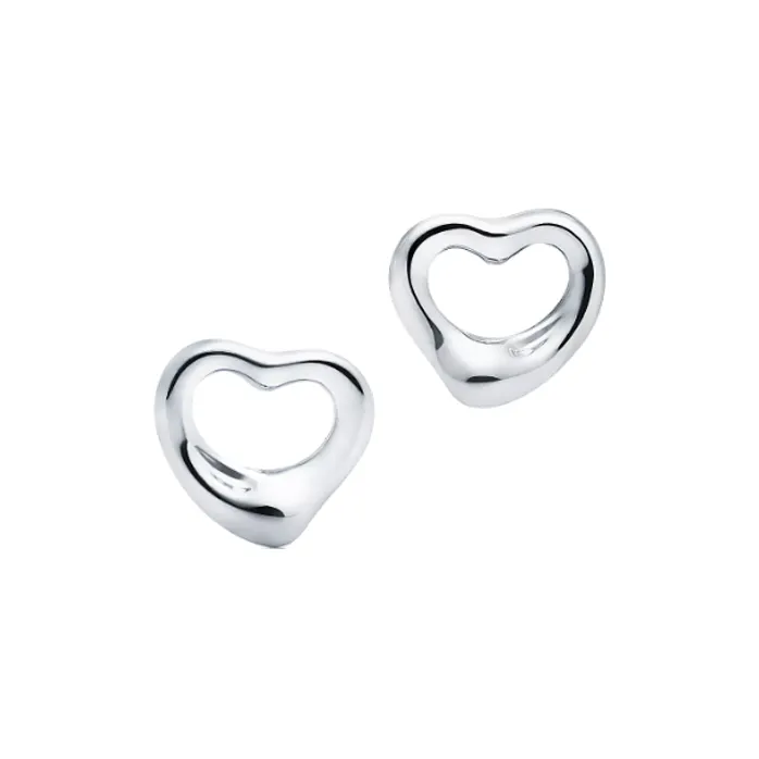 TIFFANY & CO. Sterling Silver Stud Earrings Women's Silver