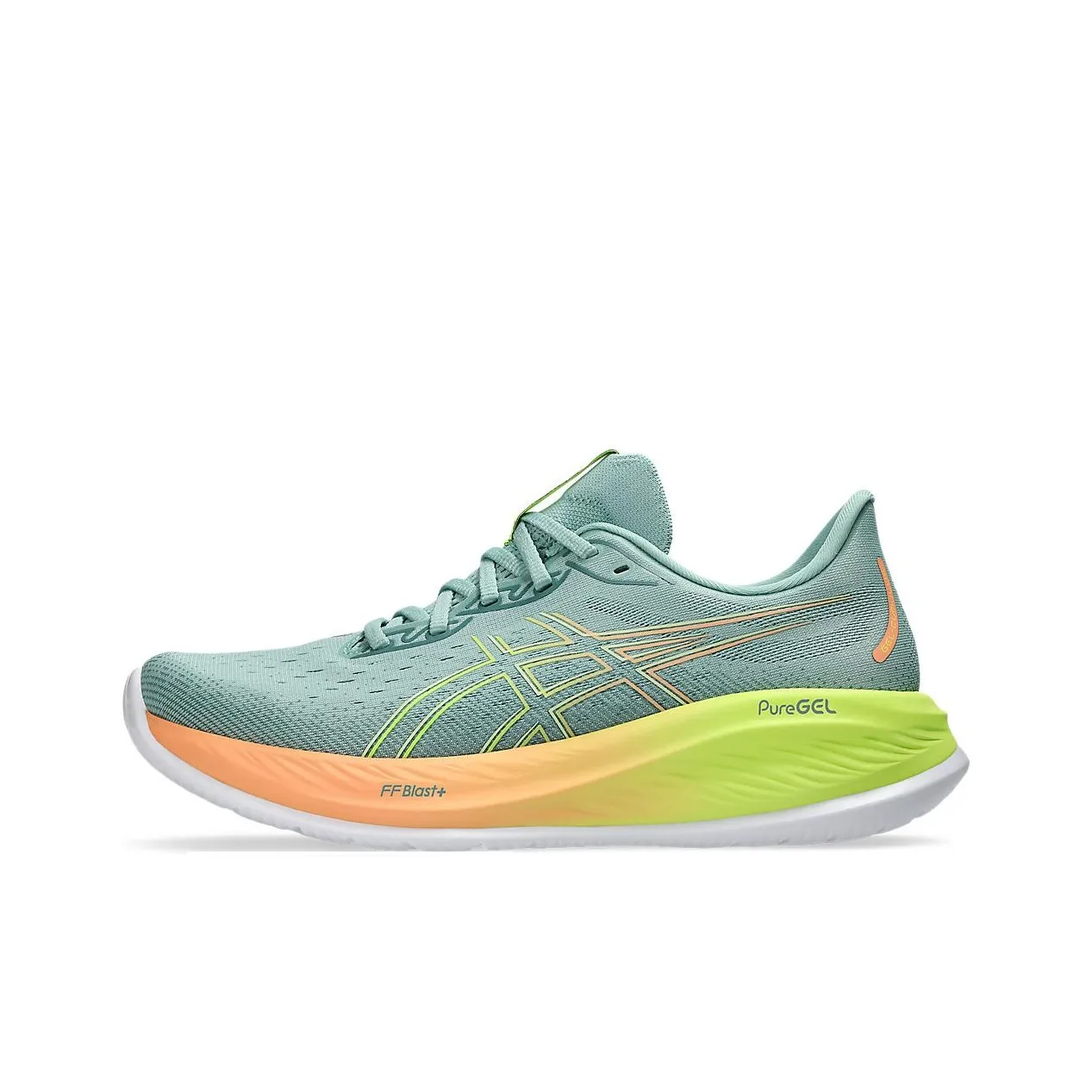 Asics Gel Cumulus 26 Paris Light Celadon Safety Yellow