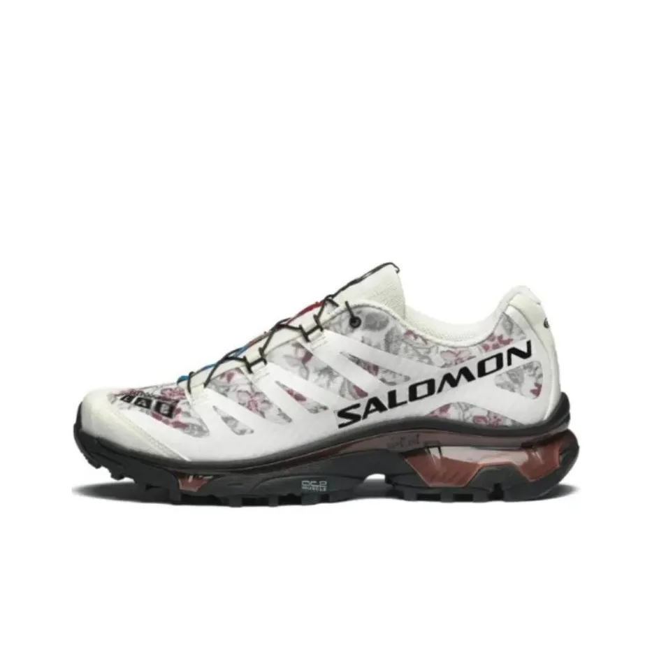 SALOMON XT 4 Slip Resistant Abrasion Resistant Низкий Топ Уличная обувь Унисекс Белый