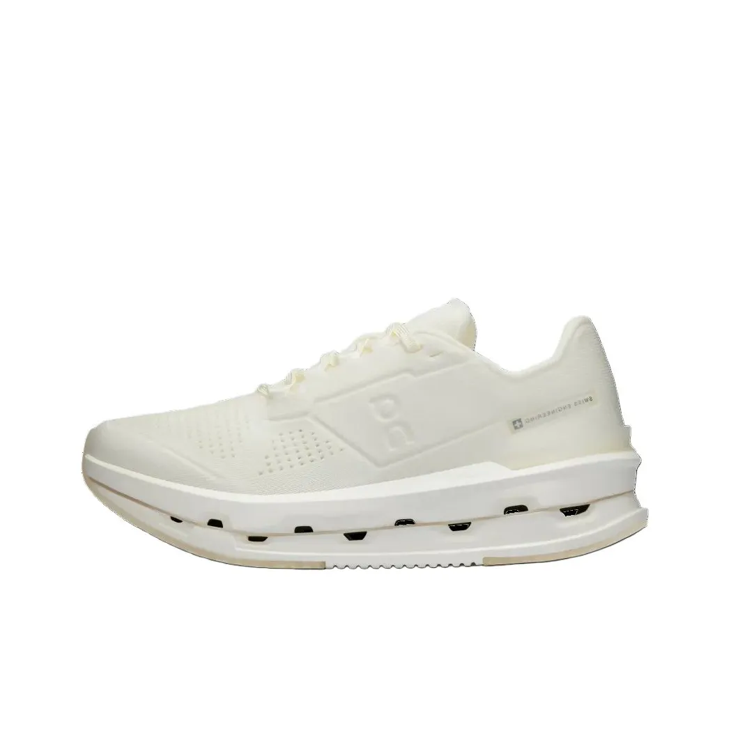 On Anti-Slip Wear-Resistant Low-Top Casual Running Shoes Women's Ecru