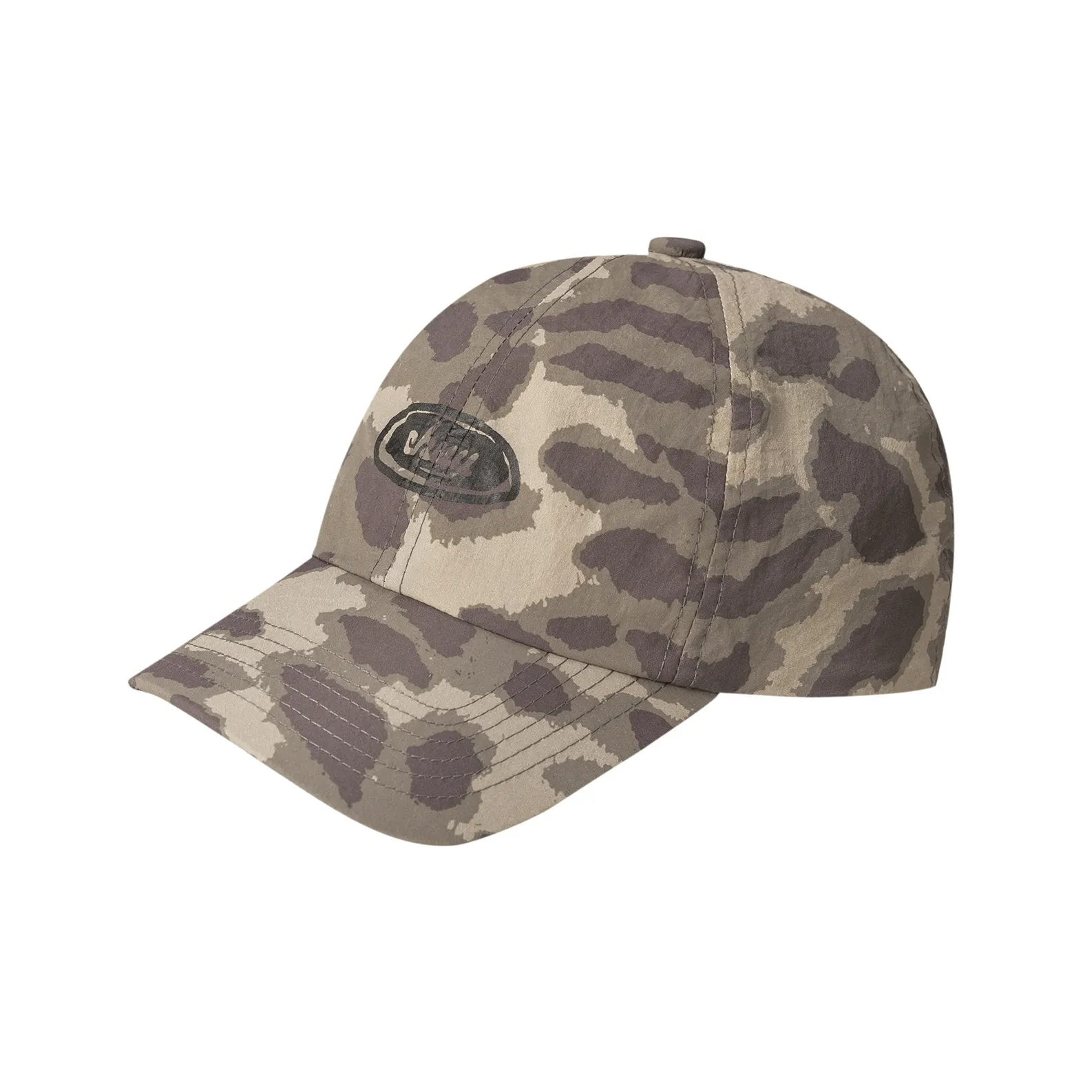 CHUU Полиамид Кепки Женские Леопардовый принт Серый