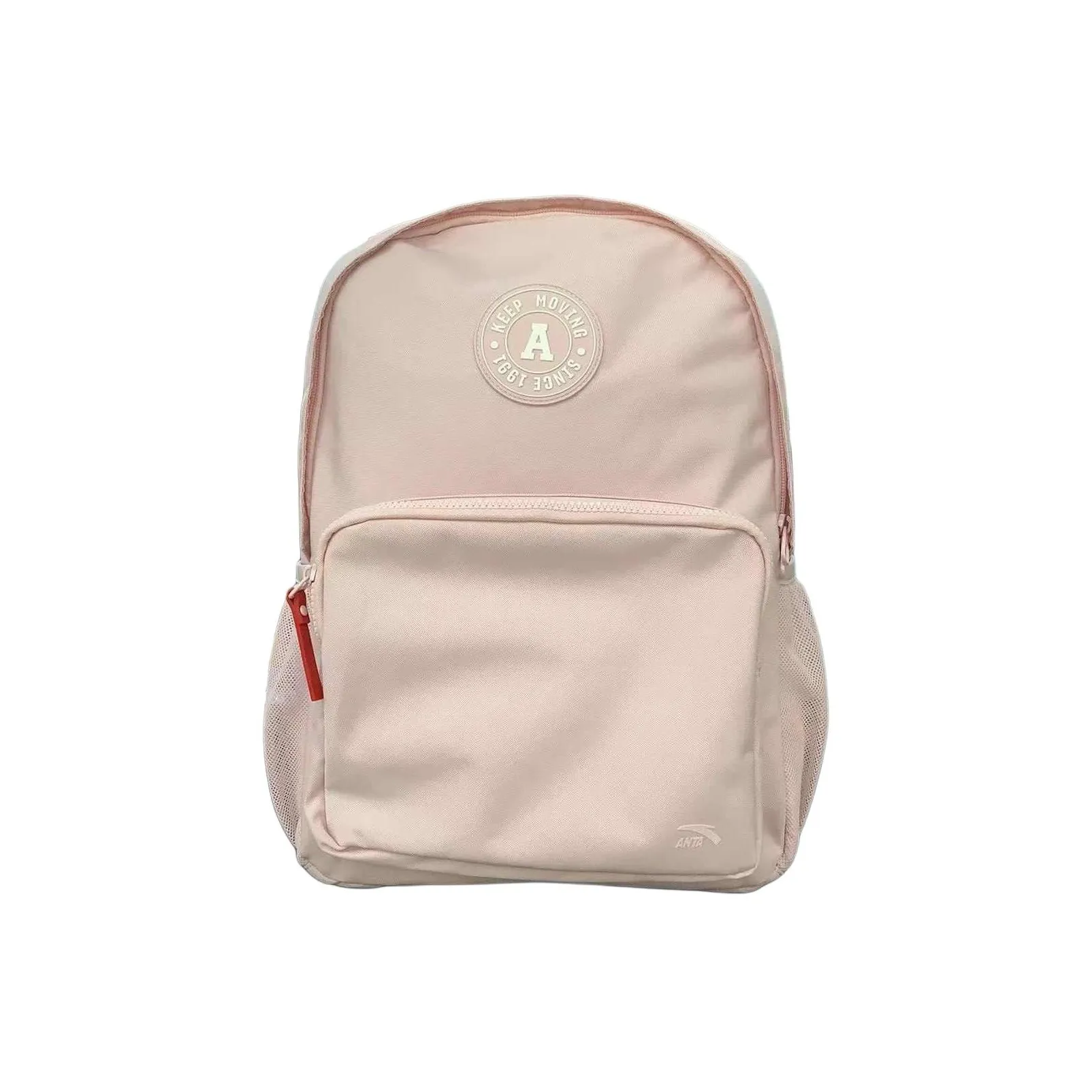 Anta Variety Training Collection Polyester Backpack Regular Women's Clear Pastel Pink