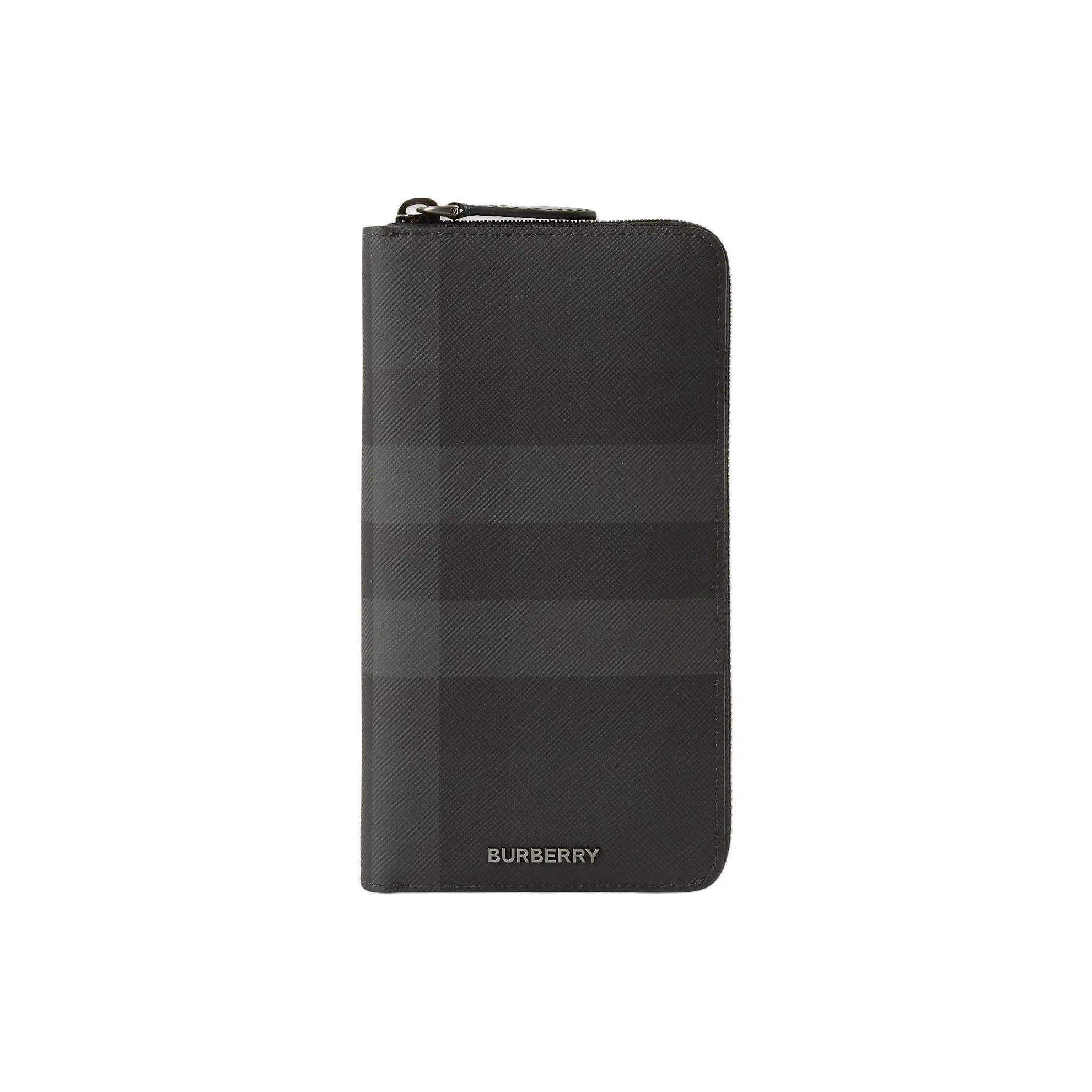 Burberry Artificial Leather Wallet Men's Charcoal Gray