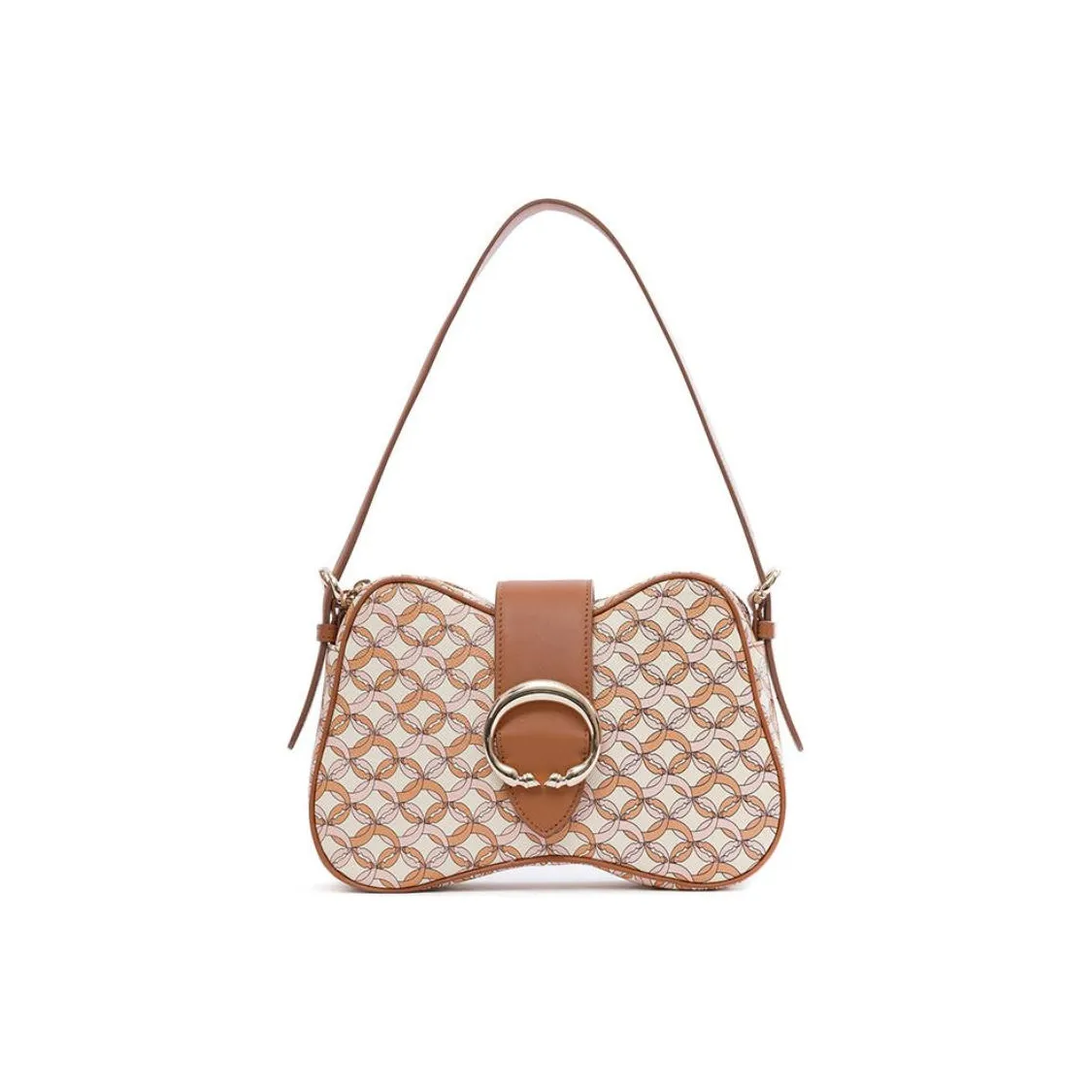 Azzurra Gronchi Сумка через плечо из коровьей кожи сумка сумка через плечо среднего размера женская коричневая