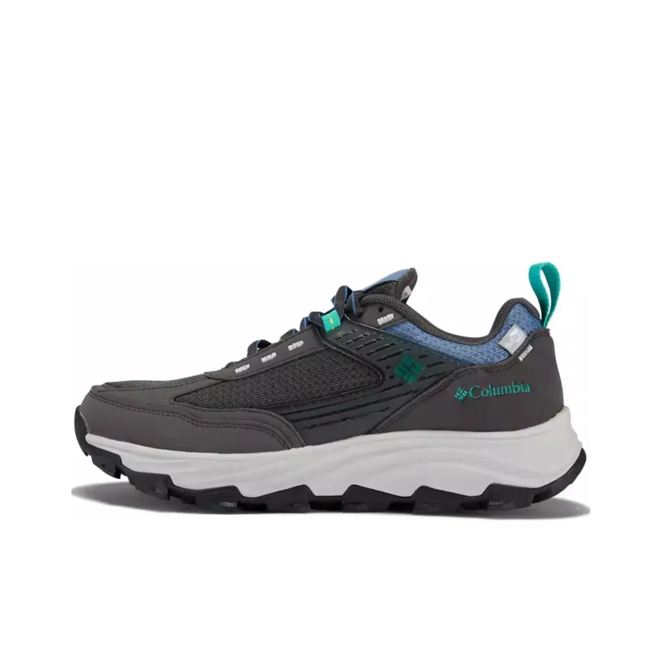 Columbia HATANA Outdry Slip Resistant Water Resistant Low Top Hiking Trekking Shoes Women's Gray