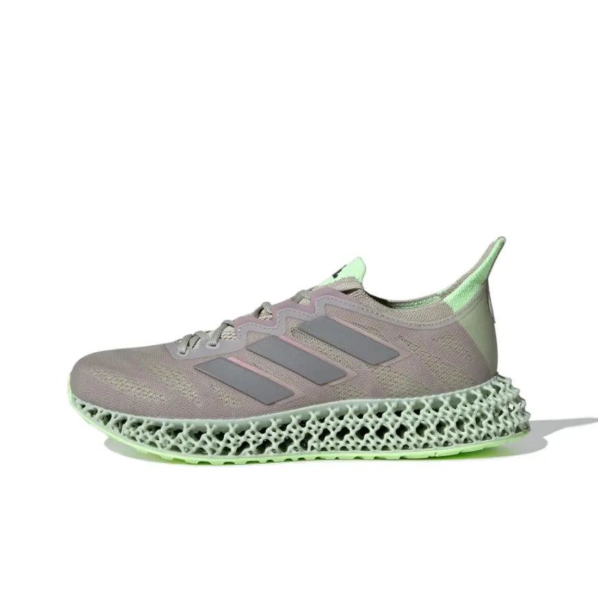 Adidas 4D FWD 3 Slip-resistant Abrasion-resistant Low Top Casual Running Shoes Women's Light Gray Green Adidas 4D FWD 3 Противоскользящий Устойчивый к истиранию Низкий Топ Повседневные Беговые Кроссовки Женские Светло-Серый Зеленый