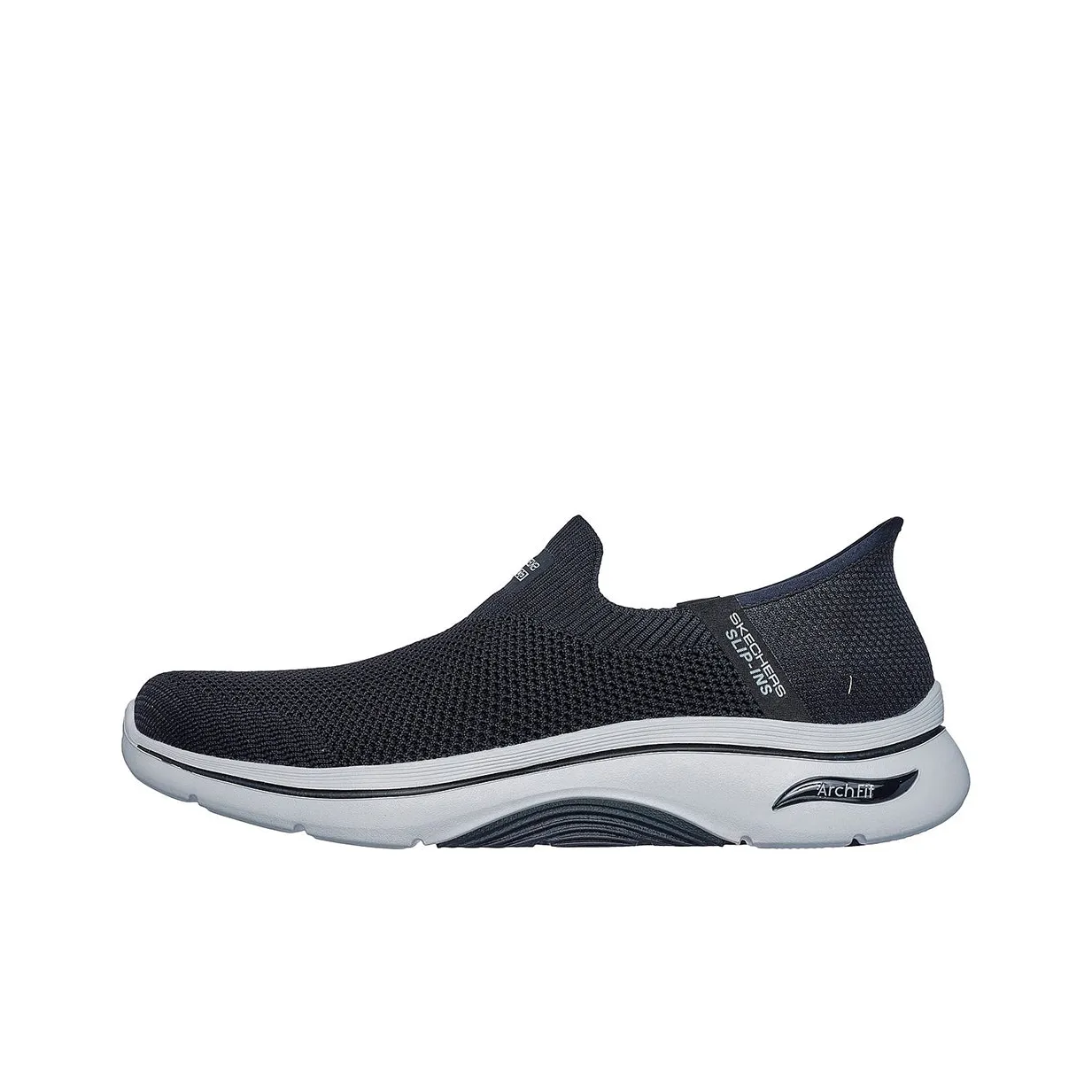 Skechers Go Walk Arch Fit Low Top Casual Shoes Men's Black