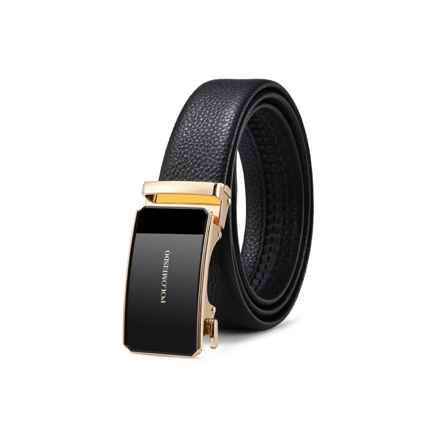 POLOMEISDO Телесная корова кожа Премиум ремень Бизнес Роскошь Бренд ремень Мужской Серебряный Ширина 3,5CM