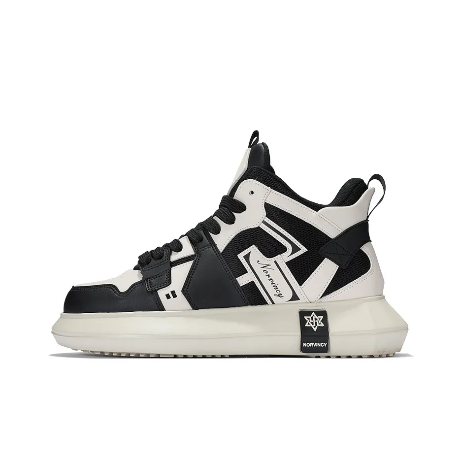 NORVINCY Юбка Резистентная Амортизация Увеличение Высоты Высокие Кроссовки для Скейтбординга Унисекс