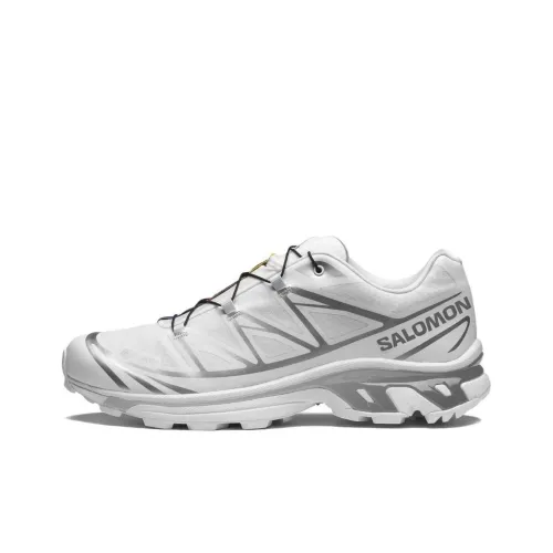 SALOMON XT 6 Беговые кроссовки Низкие Белые серебристые Унисекс