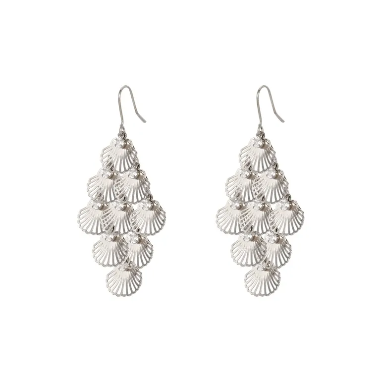 AJIDOU Alloy Glass Earrings Women's