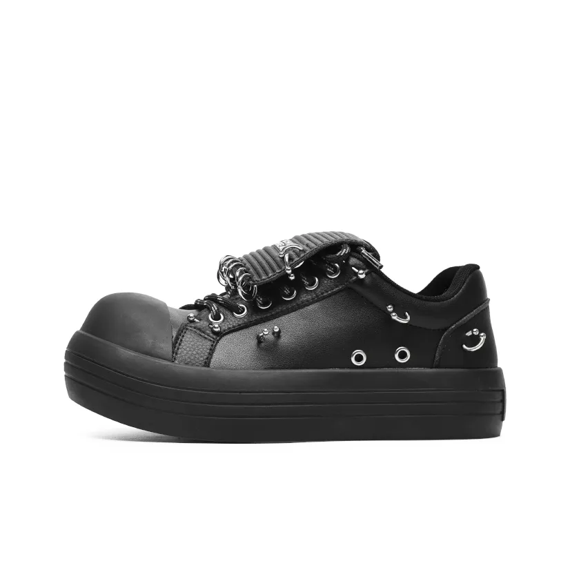 Angelmi Устойчивый к истиранию Низкий Топ Casual Унисекс Черный