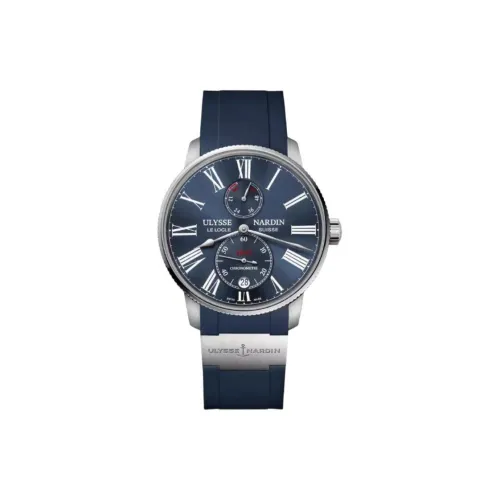 ULYSSE NARDIN Автоматический Механический Движение Мужские Часы 42 мм Синий