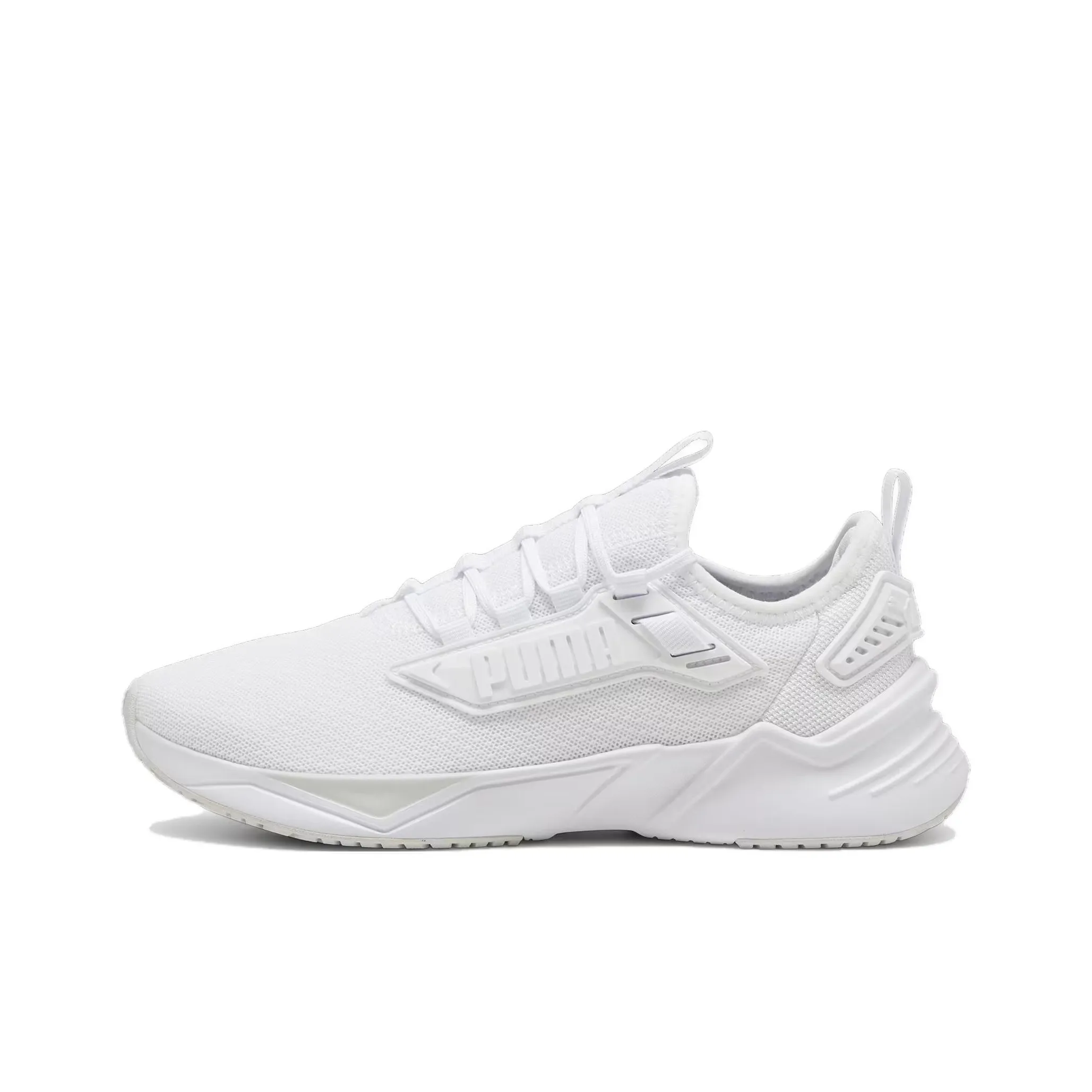 PUMA Retaliate Slip-resistant Abrasion-resistant Low Top Casual Running Shoes Unisex White PUMA Retaliate Противоскользящий Устойчивый к истиранию Низкий Топ Повседневные Беговые Кроссовки Унисекс Белый