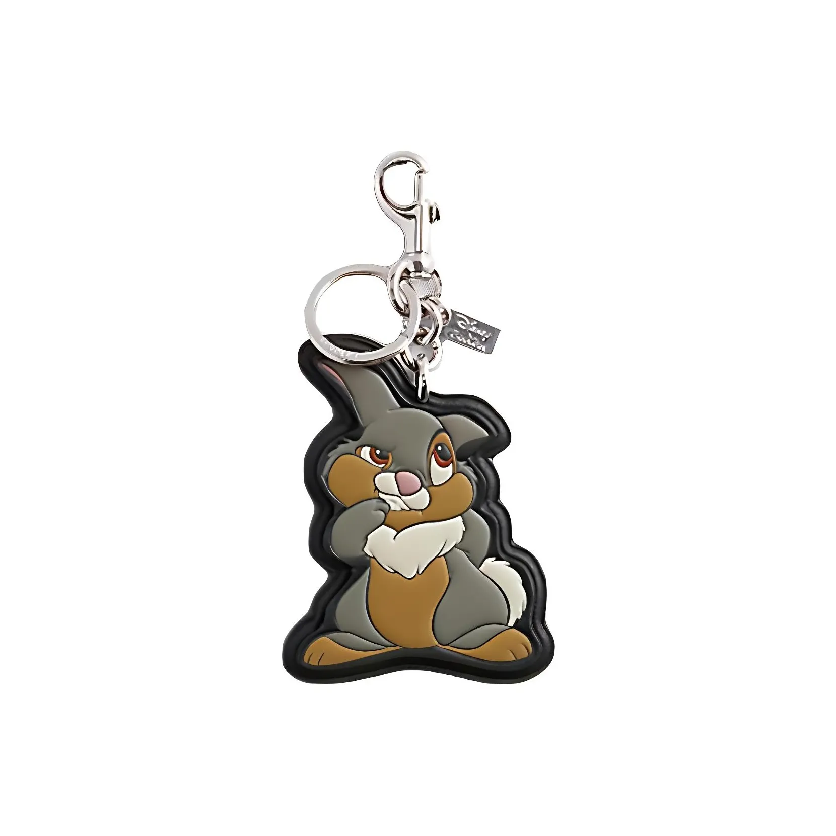 COACH Disney, Collaboration Leather Bag Charm Bag Merch Women's Gray