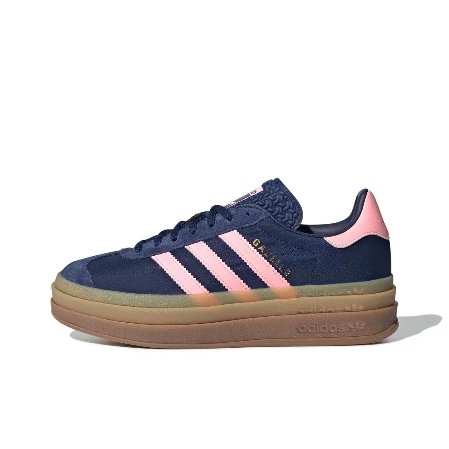 Adidas Originals Gazelle Bold Dark Blue Pink Spark Women's