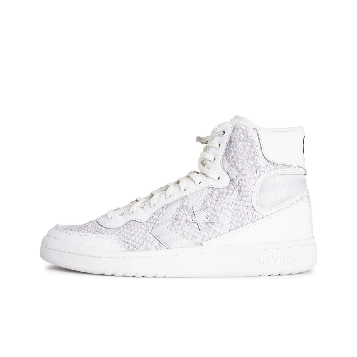 Конверс Slip Resistant Abrasion Resistant High Топ Скейтборд Кроссовки Унисекс Белый