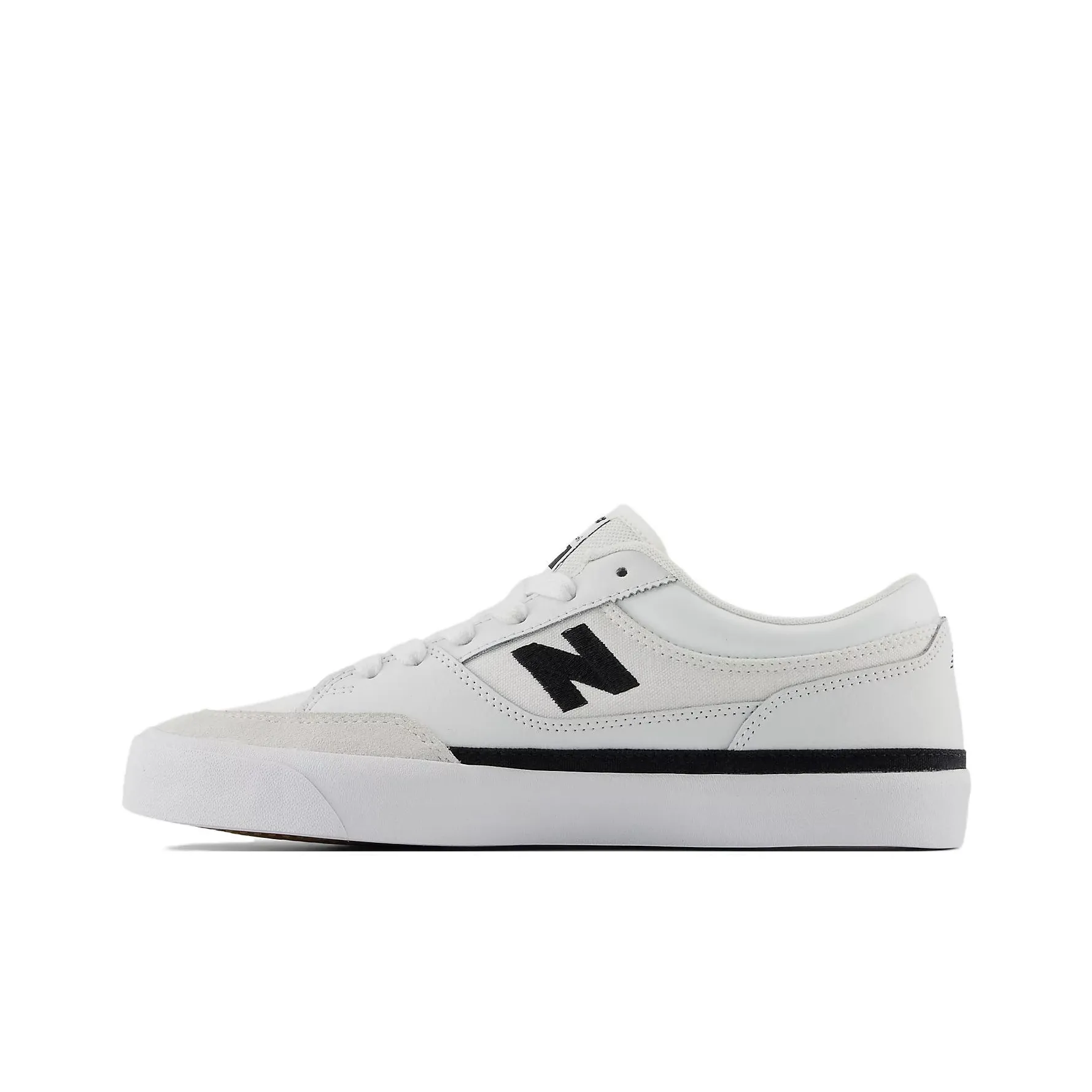 New Balance Numeric Franky Villani 417 Anti Slip Wear Resistant Low Top Skateboard Shoes Unisex White
