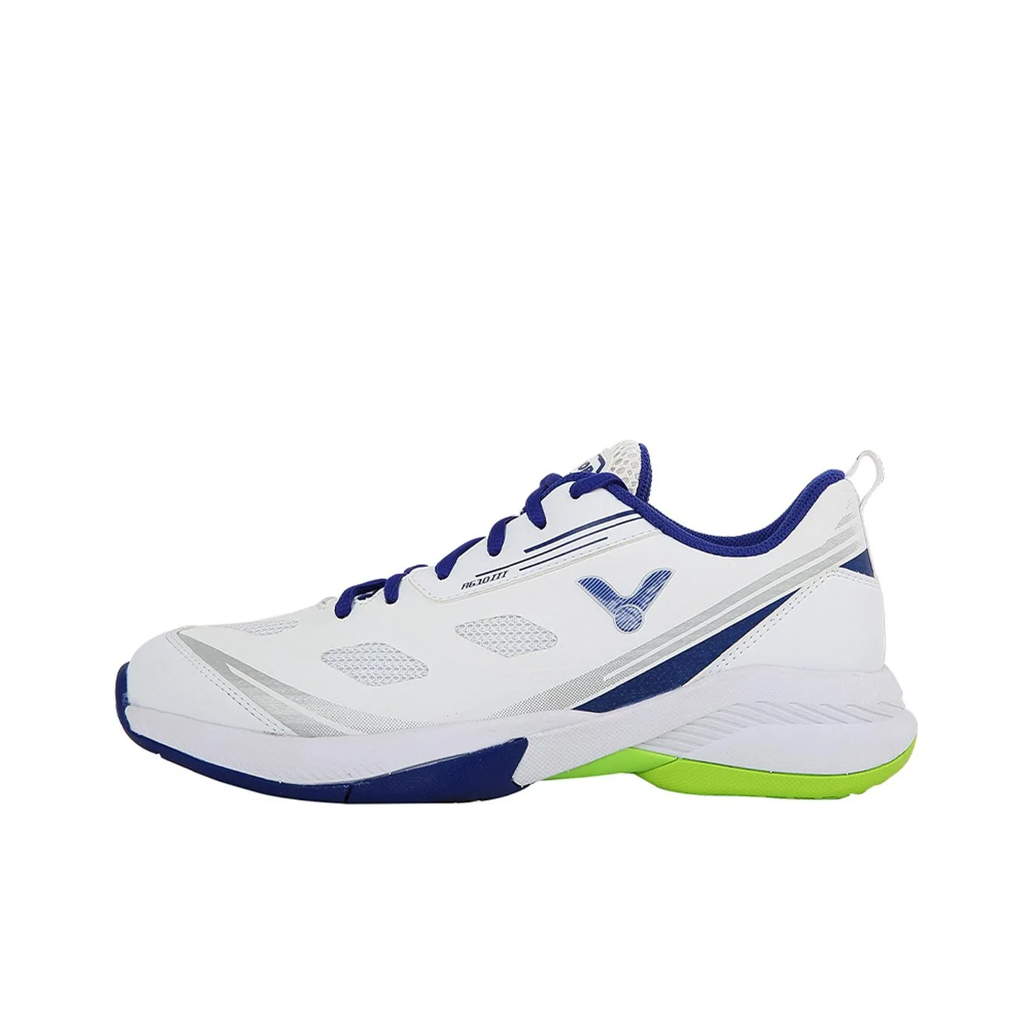 VICTOR Durable Breathable Low Top Badminton Shoes Unisex White Blue