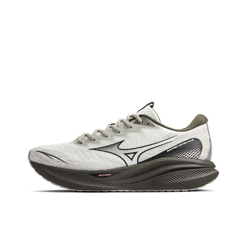 Mizuno ASTRO PLUS Амортизаторы Slip-resistant устойчивые к истиранию Низкие беговые кроссовки Unisex Light Ледяной зеленый
