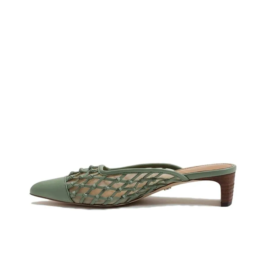 SAM EDELMAN Abrasion Resistant Closed Toe Slippers Women's Light Green