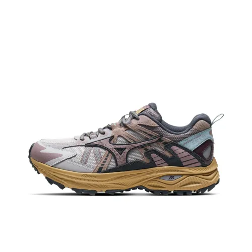Mizuno Racer Trail Беговые кроссовки Низкие Серебристо-серый Красный Умбра Унисекс