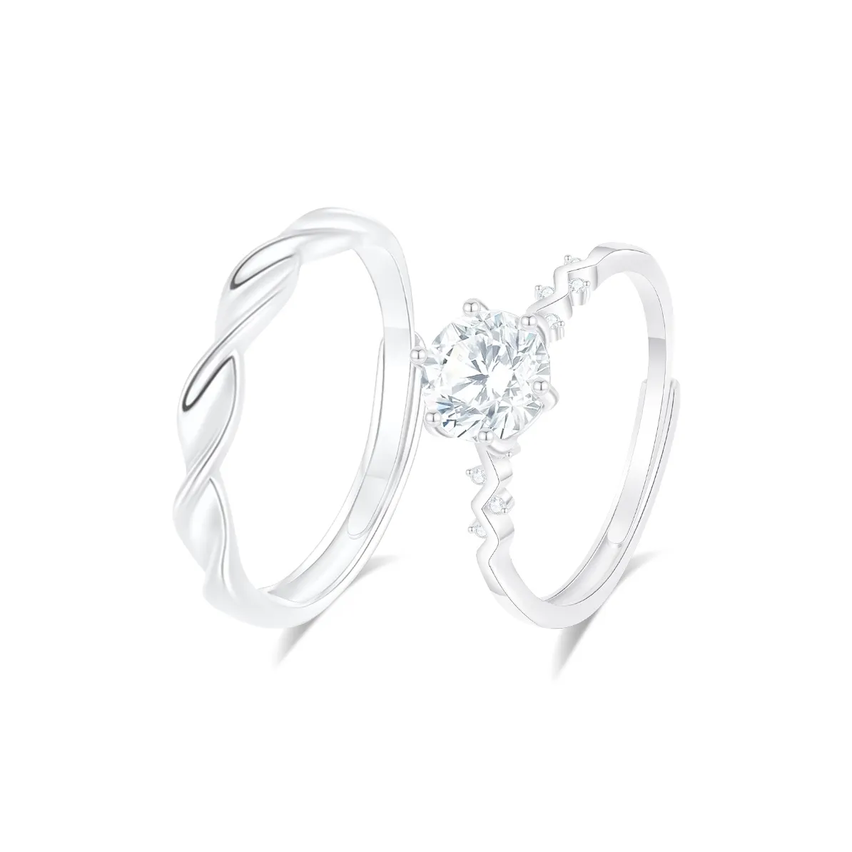 Cuz Strange Intention Цирконовые кольца унисекс