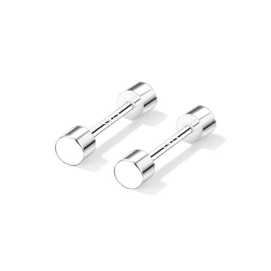 Universe Search Титановые стальные серьги-гвоздики для мужчин