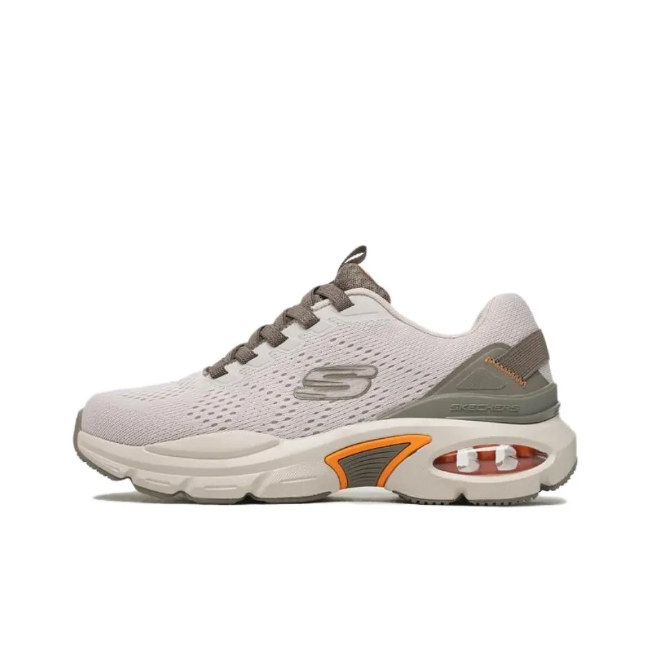 Skechers Низкий Топ Беговые Кроссовки Мужские Черные Серые