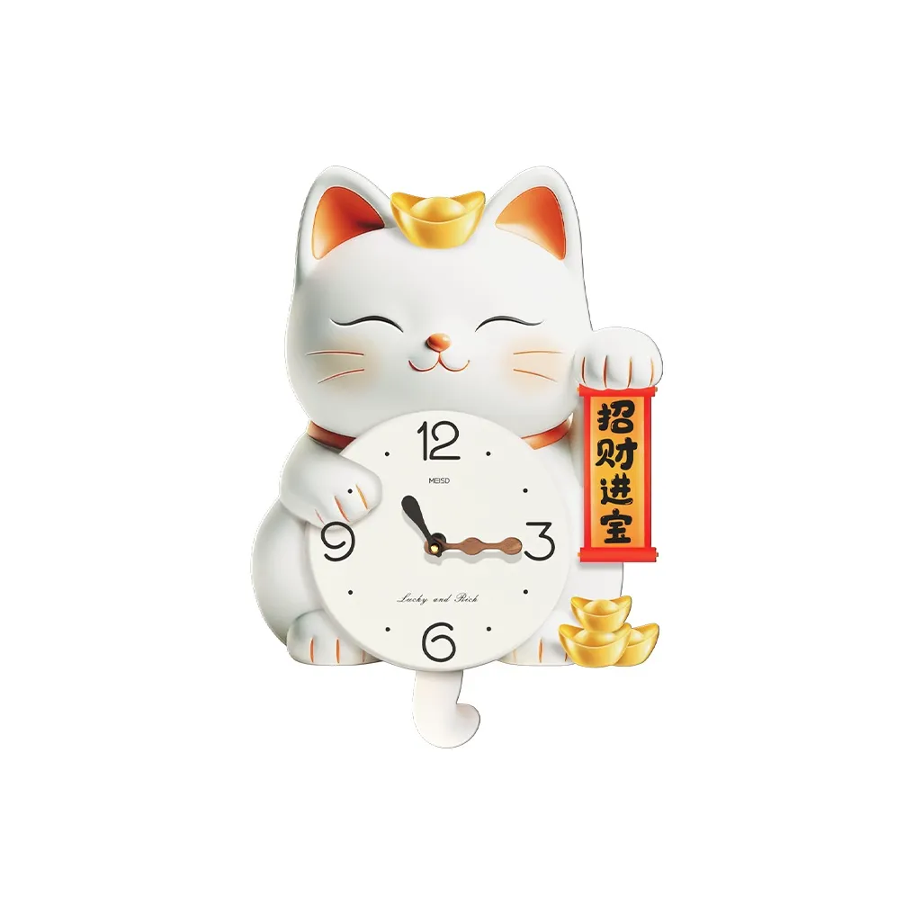 MEISHIDA Механизм с плавным ходом секундной стрелки Унисекс Настенные часы Белый