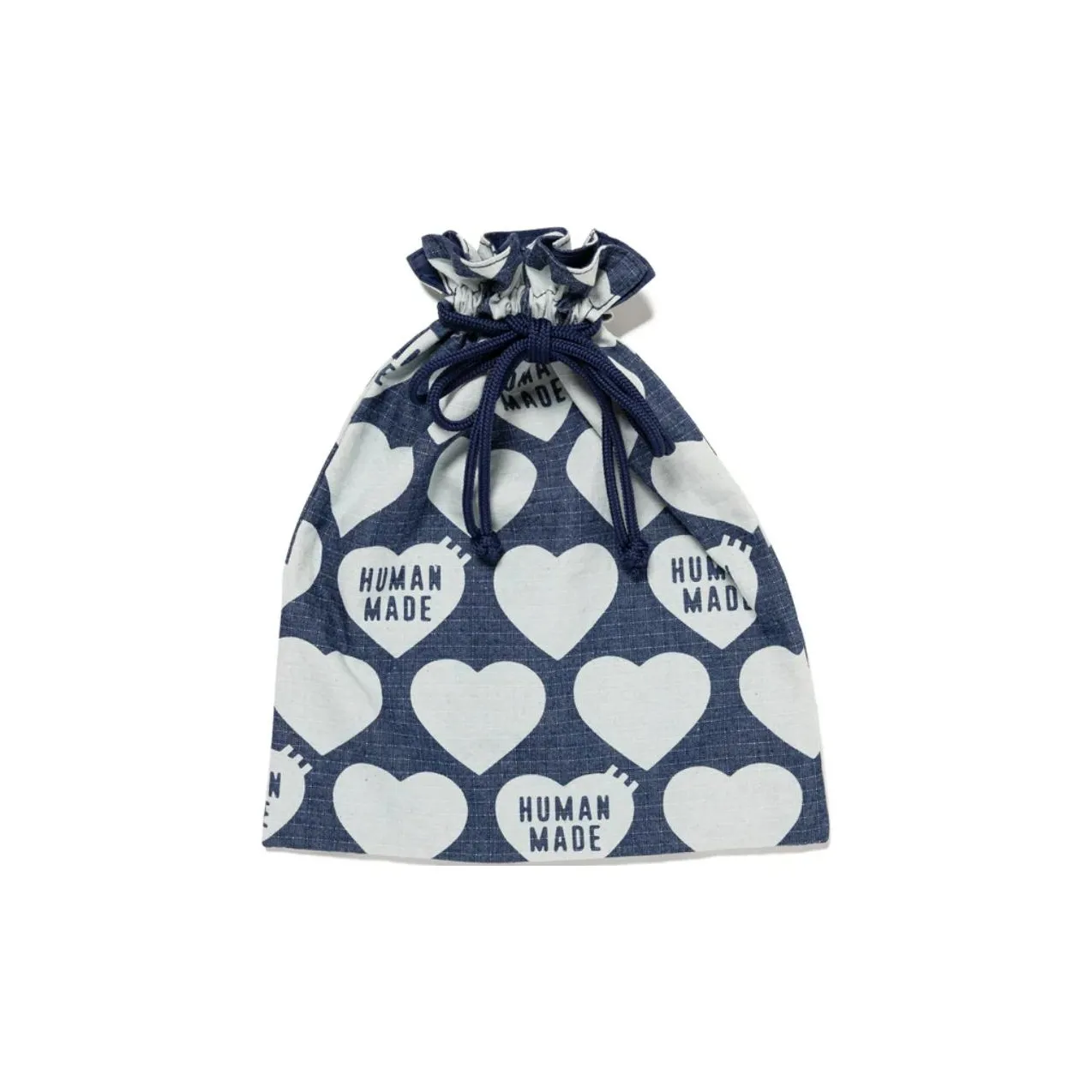 Human Made Хлопок с Деним и Нейлон Мешок для хранения Tubas Унисекс Морской синий