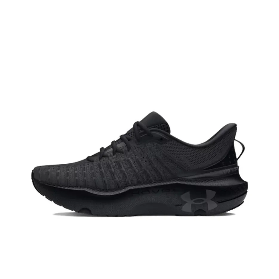 Under Armour Infinite Elite Устойчивый к истиранию Support Rebound Low Top Casual City Commute Беговые кроссовки Мужской Черный