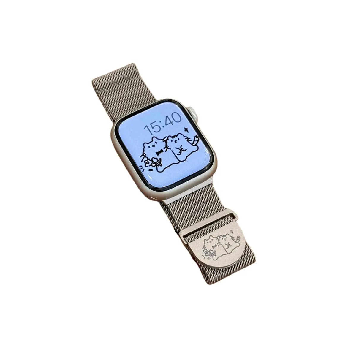 FZRT Ремешок Apple Совместимость Нержавеющий Стальной Материал